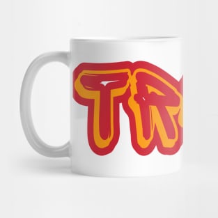 tR45h - Red and Orange - Front Mug